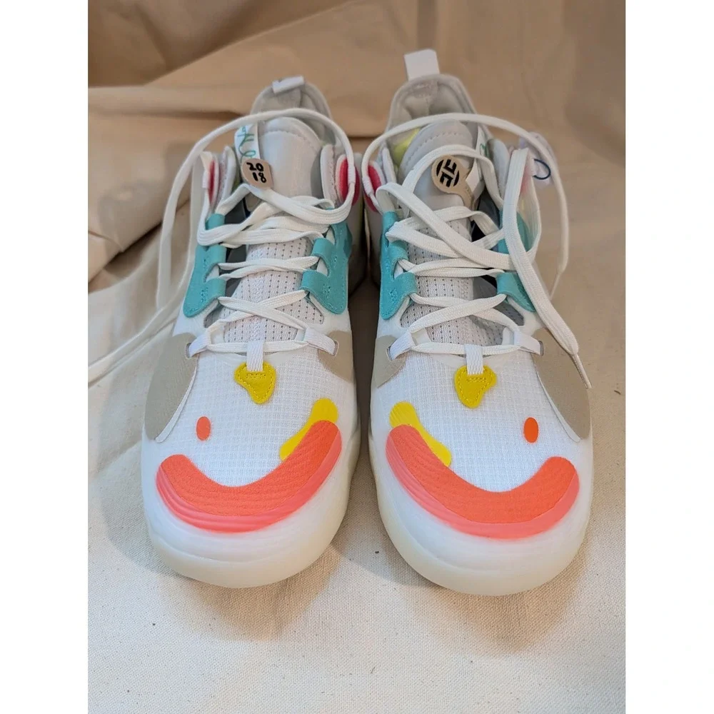 Adidas Harden Vol. 5 Futurenatural Basketball Shoes Crystal White FZ1071 Mens 10